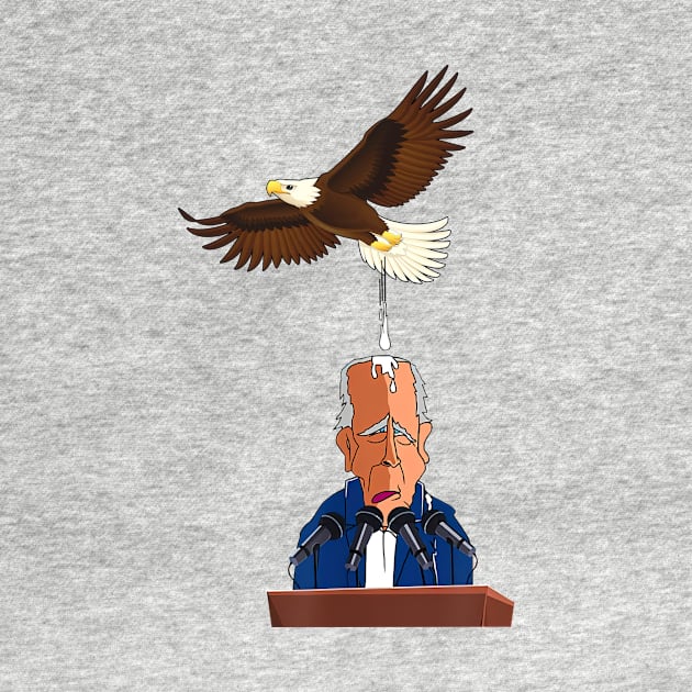 Funny Anti Biden and bird by EnarosaLinda XY